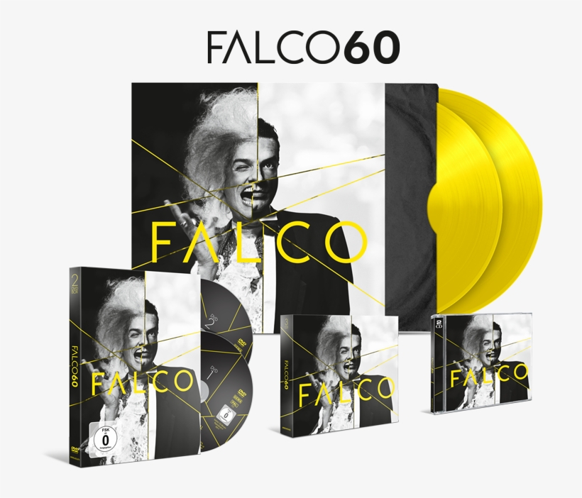 Falco - Falco 60 Vinyl Record, transparent png download