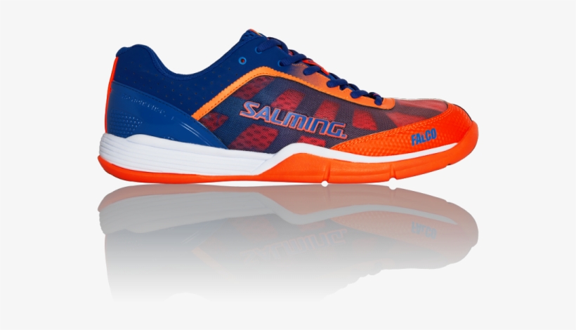 1238087 0308 1 Falco Men Shoe Limoges Blue Orange Flame - Salming Squash Shoes Falco Men, transparent png download