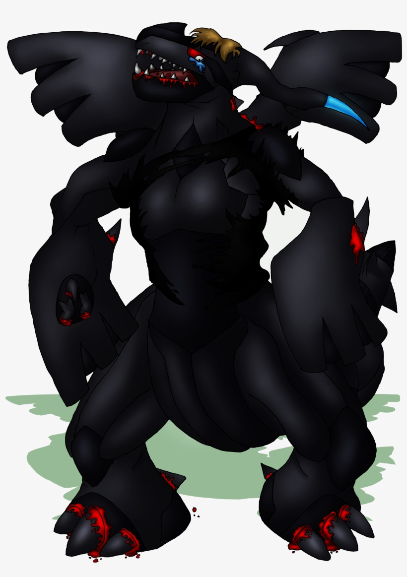 Fictional Character Mythical Creature Mecha - Zekrom Transformation, transparent png download