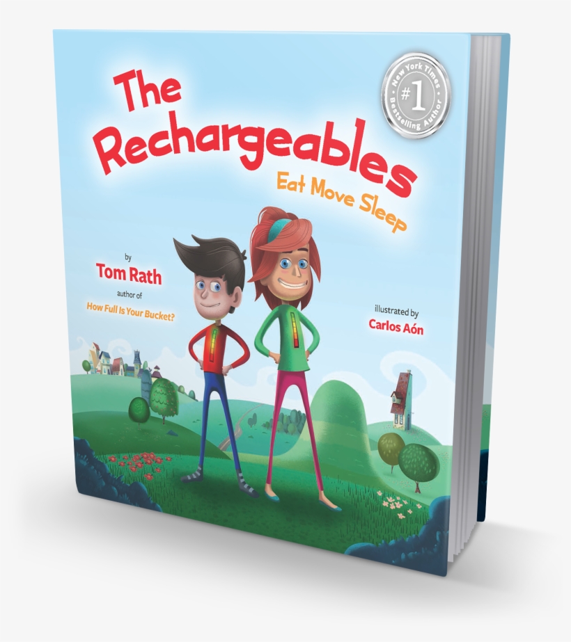 Rechargeables: Eat Move Sleep - Hardcover, transparent png download