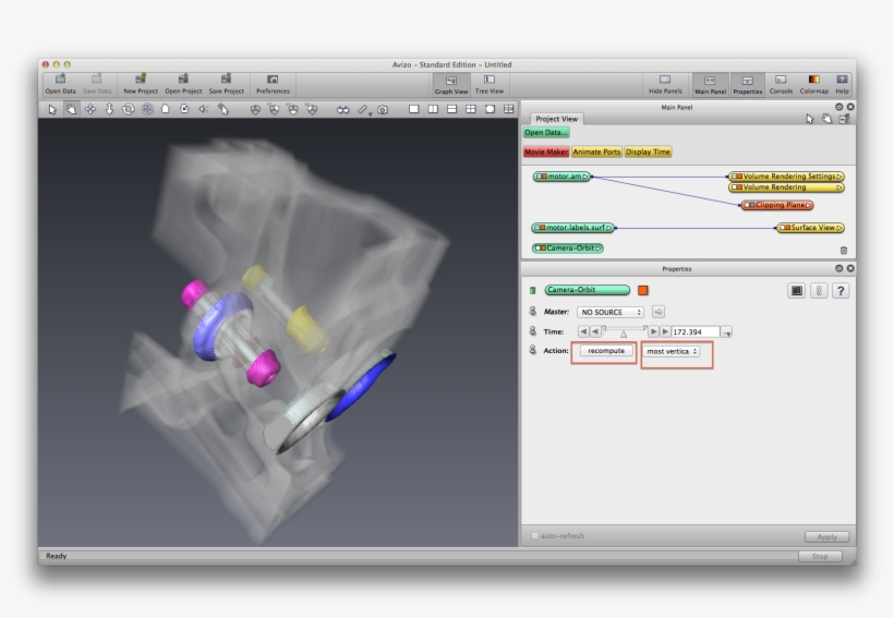 Images/motor Camera Orbit - Make A Volume Rendering Transparent Avizo, transparent png download