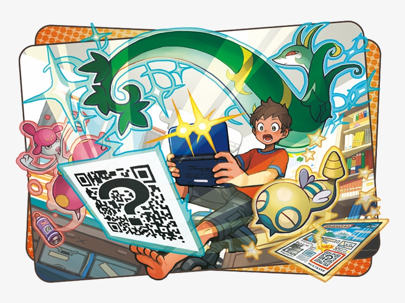 Some Of The Pokémon That Appear Insun And Moon Are - Pokemon Sun Qr Codes, transparent png download