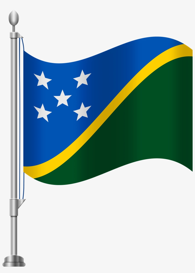 Solomon Islands Flag Png Clip Art, transparent png download