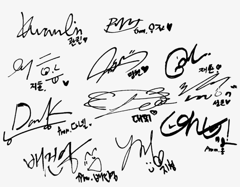 "you Stole My Heart, But I'll Let You Keep It" ♡wannaone♡ - Wanna One Autograph Png, transparent png download
