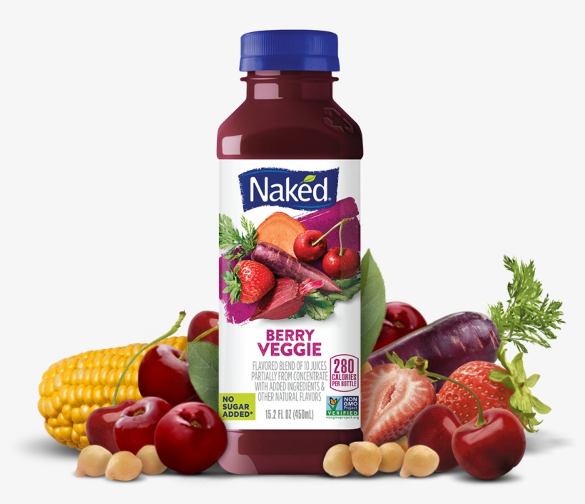 Naked Juice Berry Veggie, transparent png download