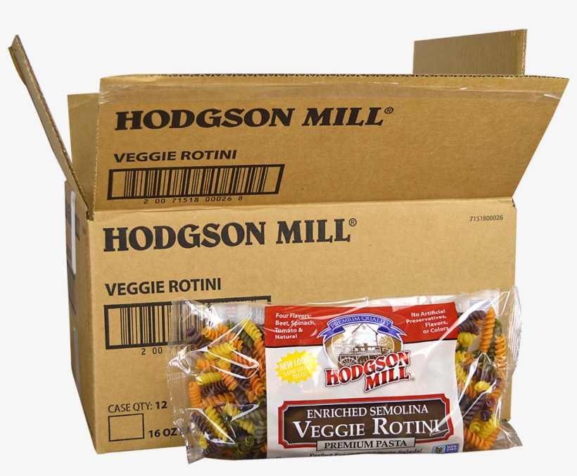 Veggie Rotini Spirals - Hodgson Mill Veggie Rotini (12x16oz ), transparent png download