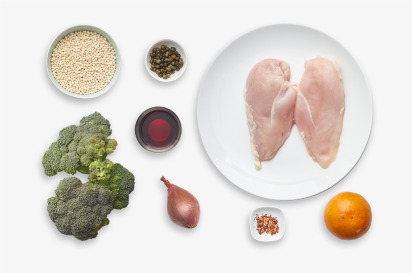 Seared Chicken & Pearl Couscous With Crispy Capers - Searing, transparent png download