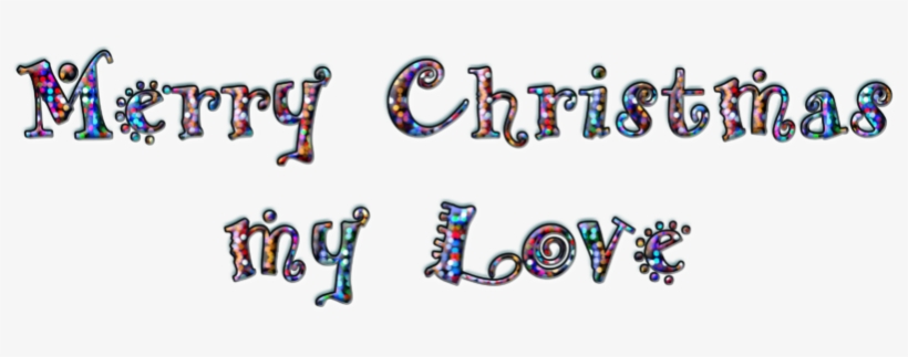 Merry Christmas My Love Word Art - Wunderliches Land-weihnachtszug-set Auf Rotem Karte, transparent png download
