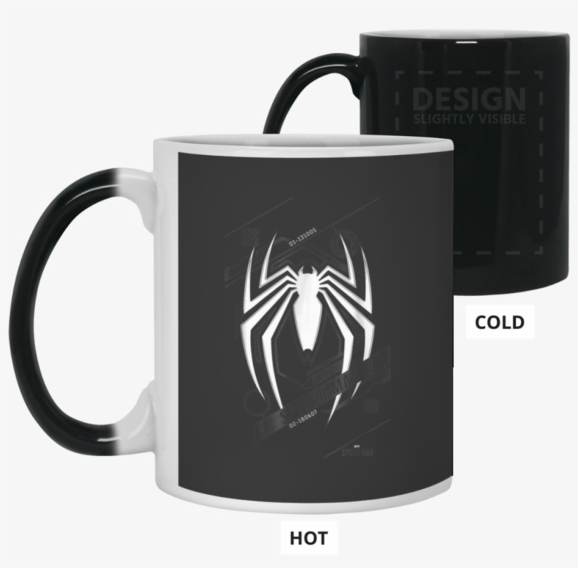 Marvel's Spider-man Game Tech Icon Graphic Color Changing - Mug, transparent png download