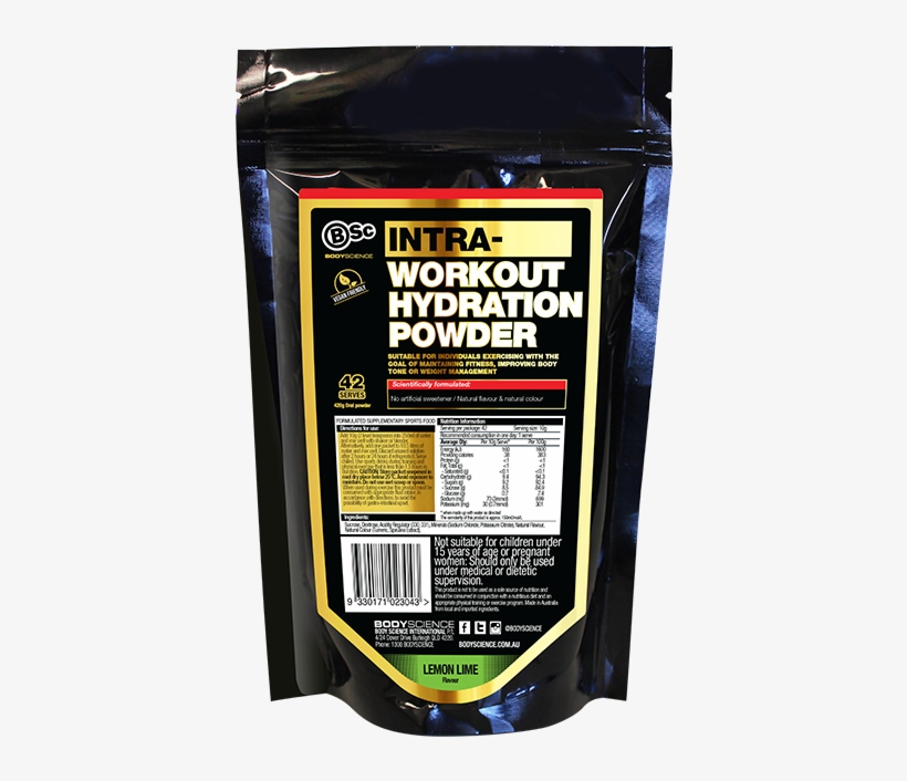 Body Science Bsc Intra Workout Hydration Powder Lemon, transparent png download
