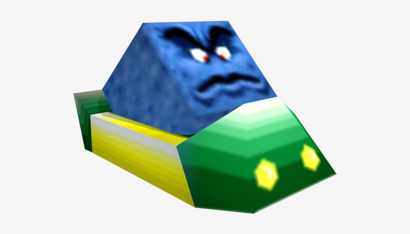 Download Zip Archive - Mario Party 2 Thwomp, transparent png download
