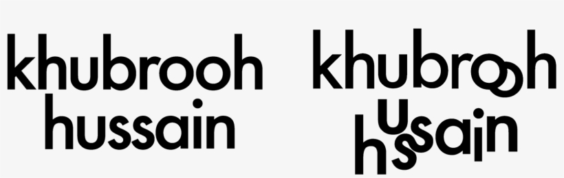 Taking Our Name In A Chosen Typeface And Create A Simple - Adobe Illustrator, transparent png download