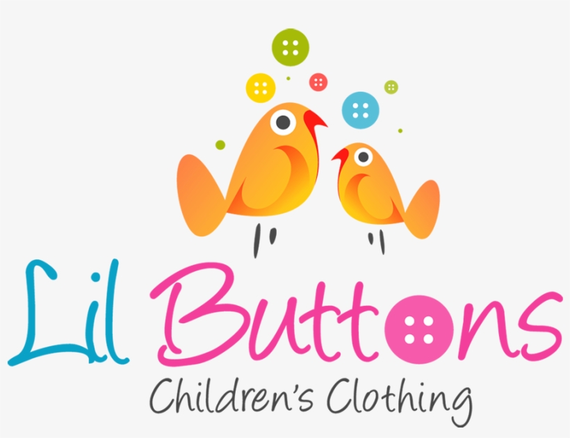 Lil' Buttons Children's Clothing - Illustration, transparent png download
