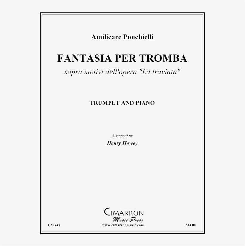 Cm0443-e 0 - Cimarron Music Press Sonata For Flute And Piano, transparent png download