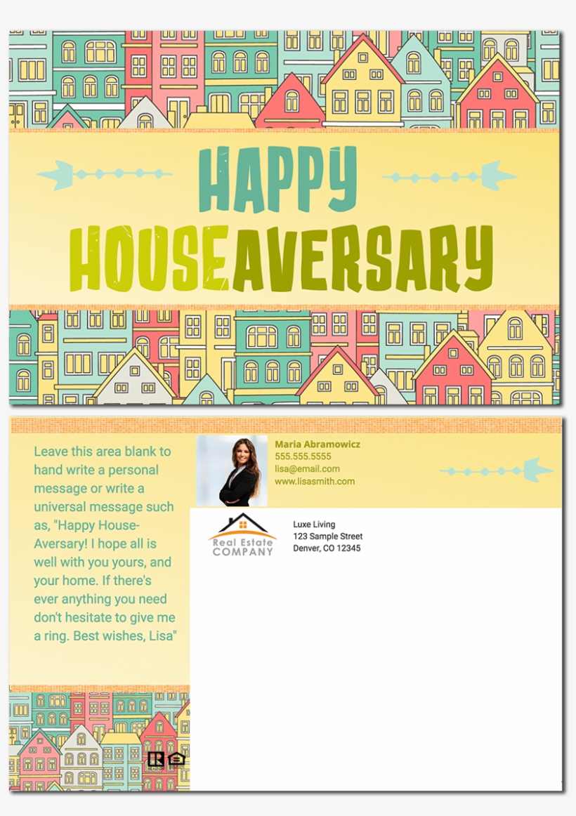 Real Estate Postcard - Postcard, transparent png download