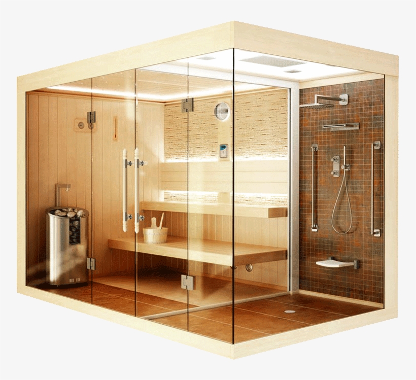 Expertly Crafted Bespoke Home Saunas - Sauna, transparent png download