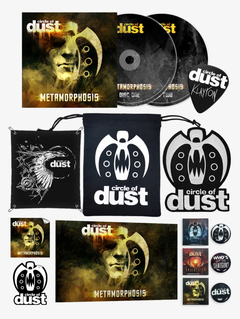 Circleofdust Merchspread Transparent - Circle Of Dust: Metamorphosis (remastered) Cd, transparent png download