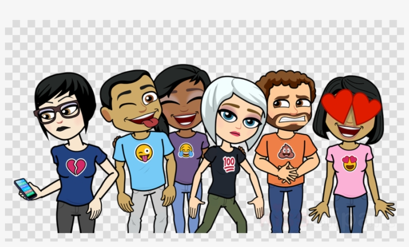 Avatar De Snapchat Png Clipart Bitstrips Avatar Snapchat - Snapchat Bitmoji, transparent png download