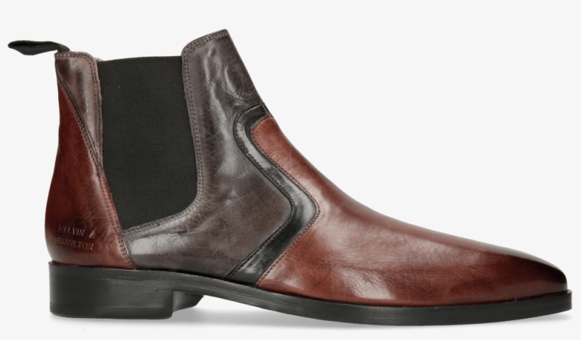 Ankle Boots Lewis 26 Plum London Fog Stone - Melvin & Hamilton, transparent png download