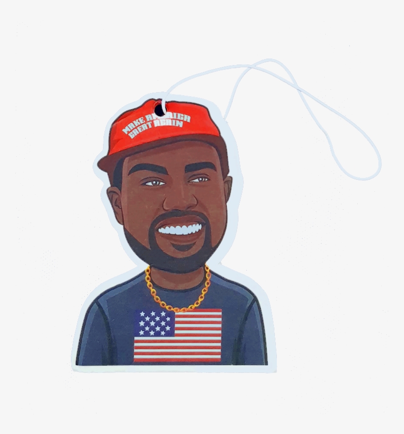 Kanye Make America Great Again - Air Freshener, transparent png download