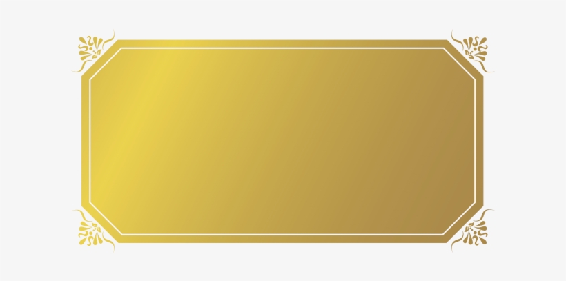Golden Frame - Brass, transparent png download