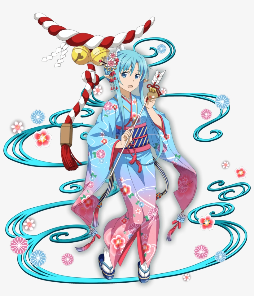 Asuna Clipart Blue Elf - Sword Art Online Memory Defrag Asuna, transparent png download