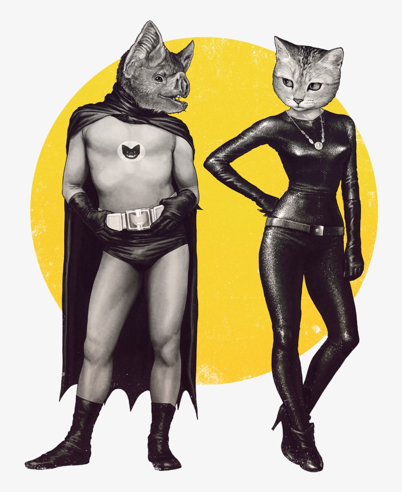 Artwork 2fwpsn7a6bduq7pl5mxlgt Nd0uigr7rlhbatk9vzyy - Cat Dressed As Catwoman, transparent png download
