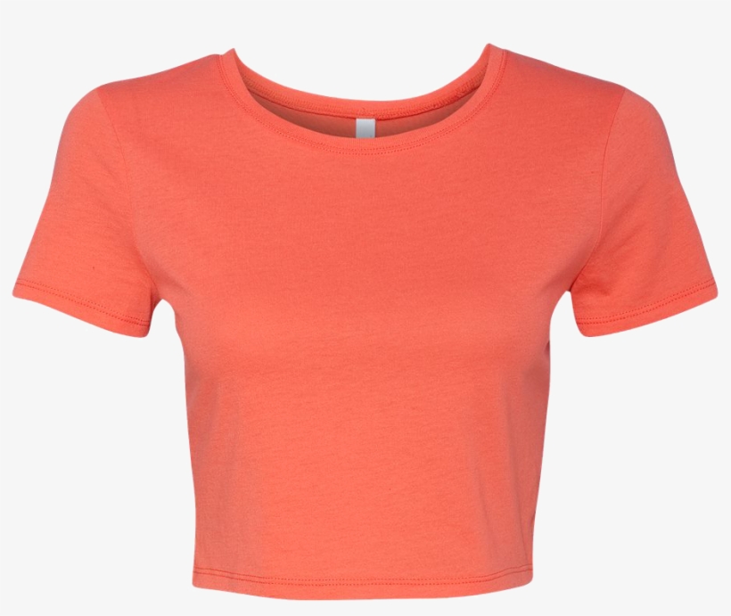 Women's Poly-cotton Crop Tee - Crop Top, transparent png download