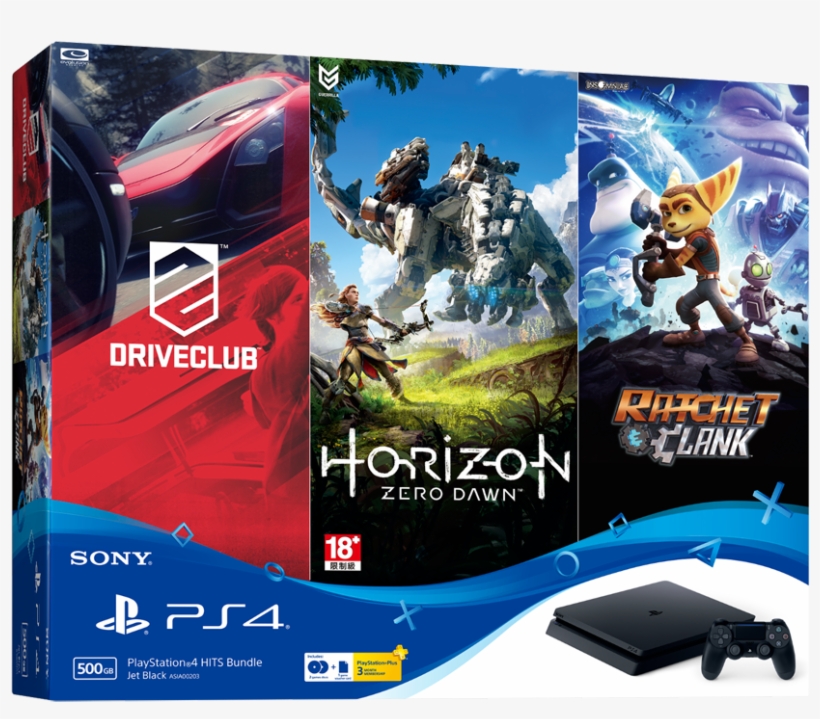 Consoles Ps4 Bundle Hits Bundle 1400px Sea V=1498754975 - Horizon: Zero Dawn - Ps4 Console Game, transparent png download