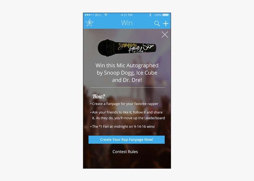 Create A Rap Fanpage On Fanpage - Headphones, transparent png download