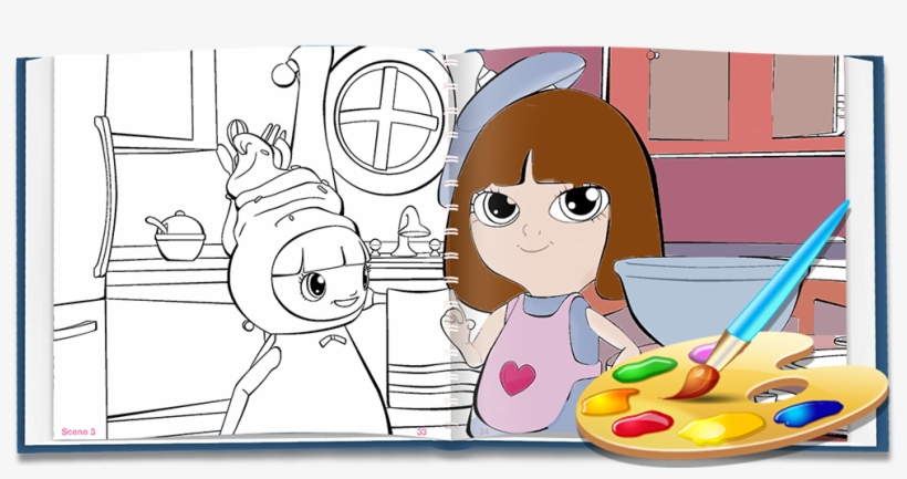 Book Content - Paint Palette, transparent png download