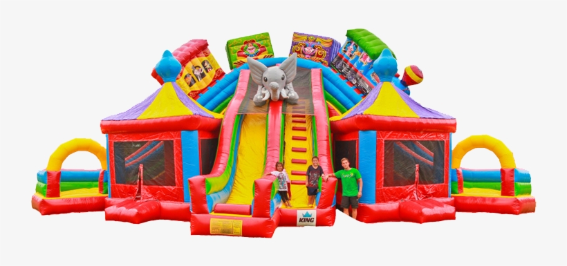 Mega Circus City - Circus Tent Bounce House, transparent png download