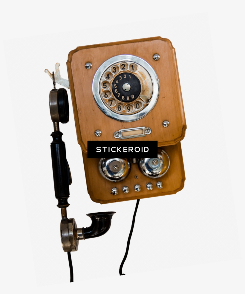 Vintage Mounted On Wall Telephone, transparent png download