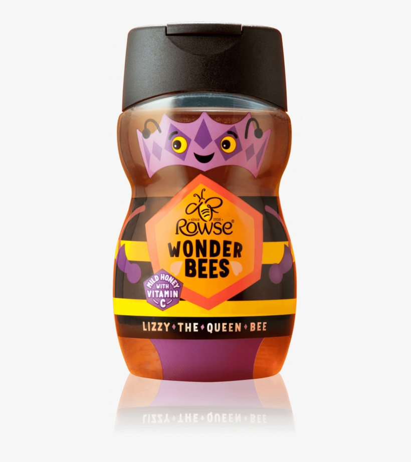 Wonder Bees Honey - Rowse - Easy Squeezy Honey 340g, transparent png download