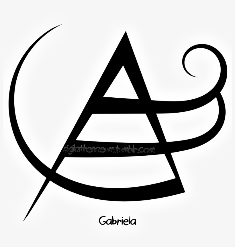 “gabriela” Name Sigil Sigil Masterlist / Ko-fi - Circle, transparent png download