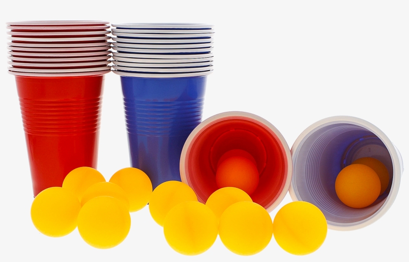 Beer Pong Set Action, transparent png download