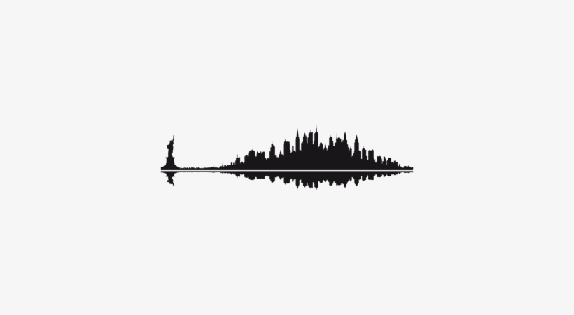 Sticker Skyline New York - New York Skyline, transparent png download