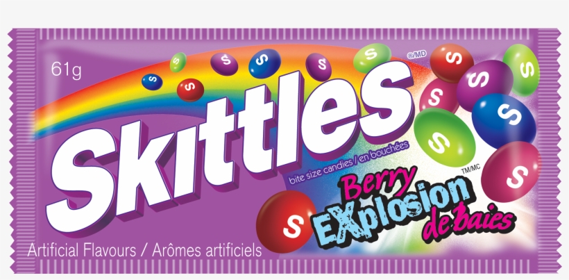 Skittles Berry Explosion - Skittles Candies, Bite Size, Original Fruit - 19.20, transparent png download