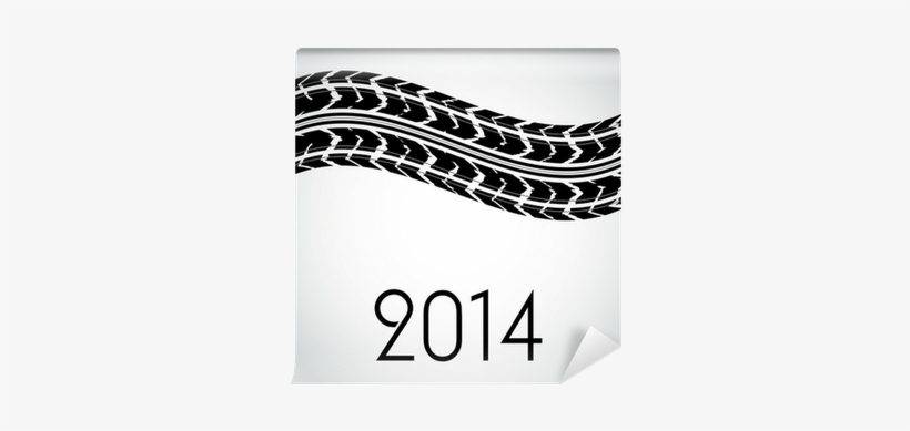 Road Tire Track With Special Design, 2014 Background - Tire Rack, transparent png download