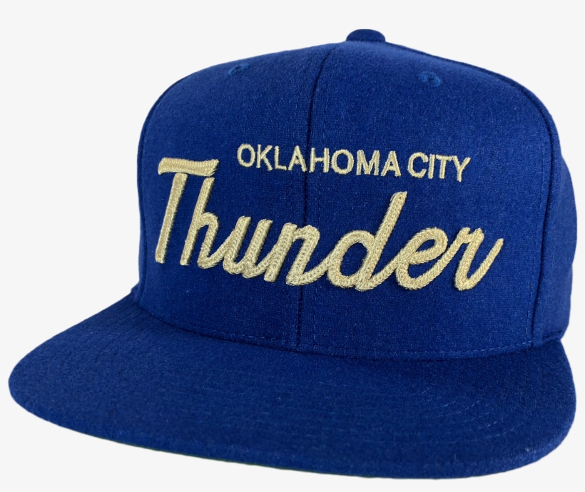 Okc Thunder 20's All American Snapback Hat - Mitchell & Ness Sombre Special Script Snapback, transparent png download