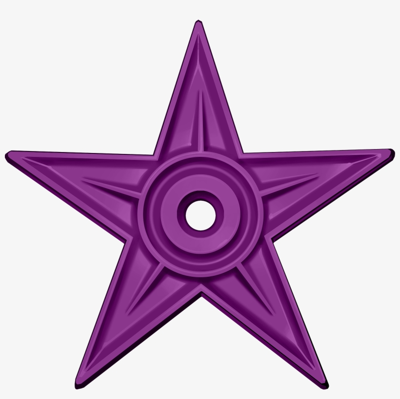 Purple Barnstar Hires - Graphic Design: Questions And Answers, transparent png download