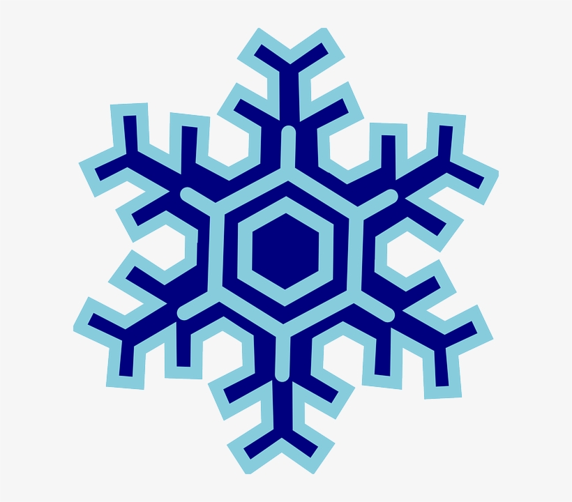 Snowflake Clip Art At Clker - Snowflake Clip Art, transparent png download