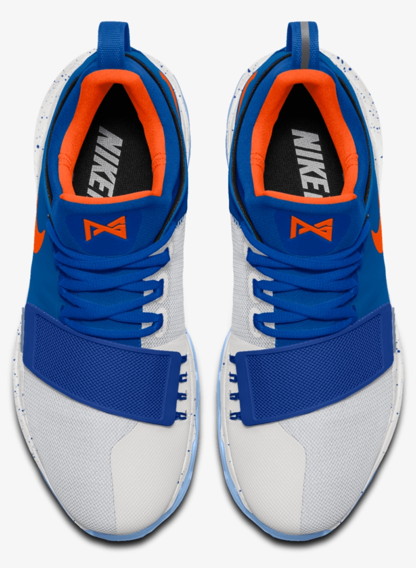 Nike Pg1 Nikeid Okc Thunder - Sneakers, transparent png download