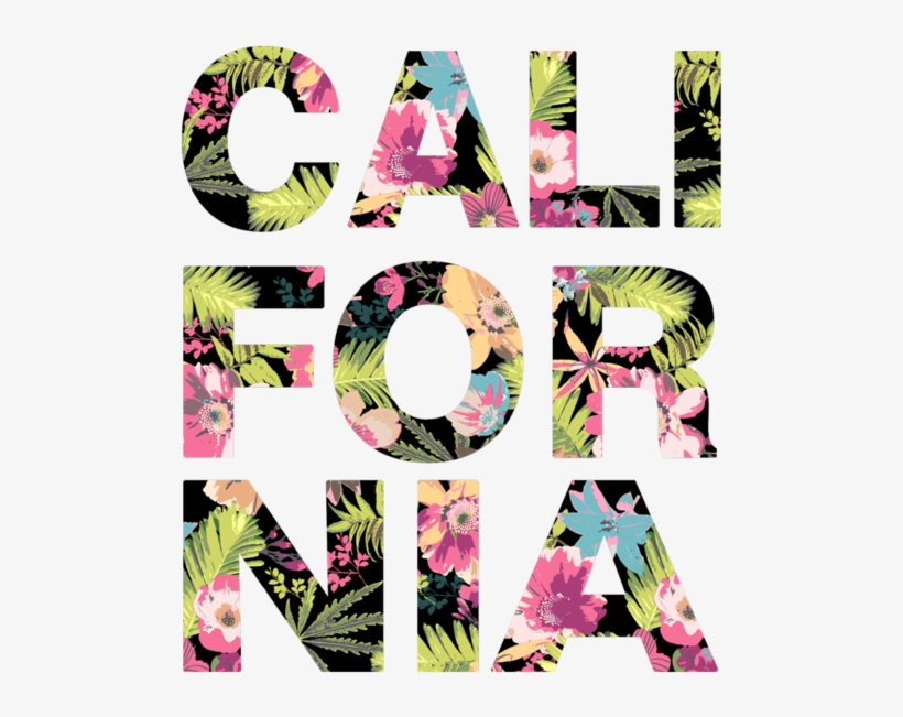 California Tropical Flowers - California Flowers Shirt, transparent png download