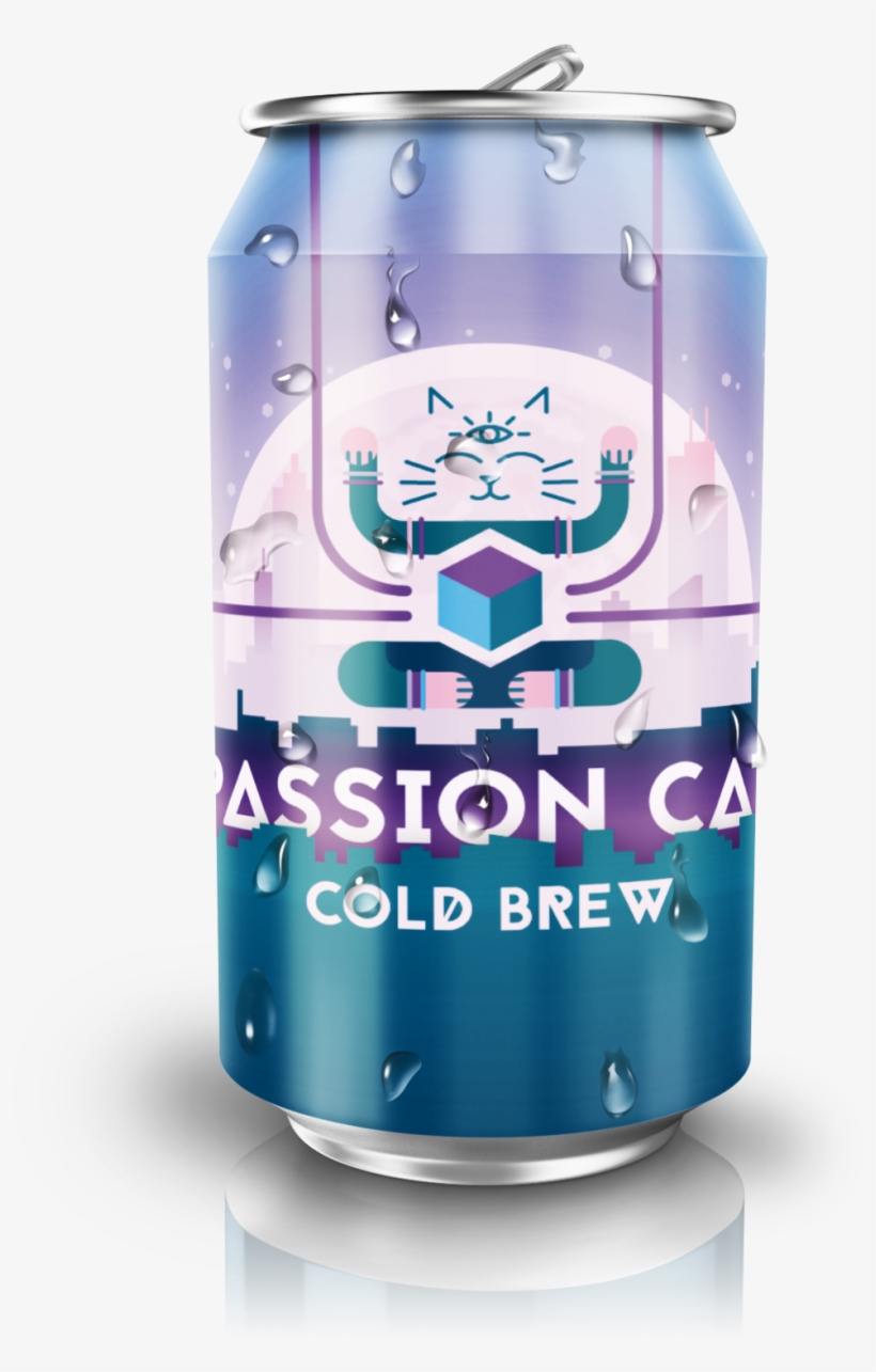 Soda Can Mock Up With Blur - Mock Object, transparent png download