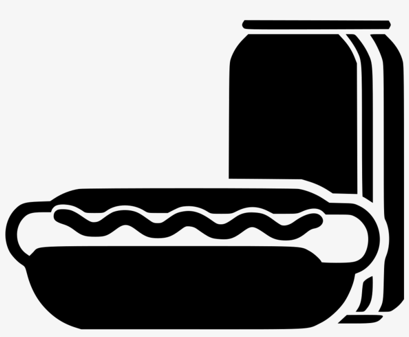 Hot Dog Sausage Soda Can Beverage Comments - Hot Dog Con Soda Png, transparent png download