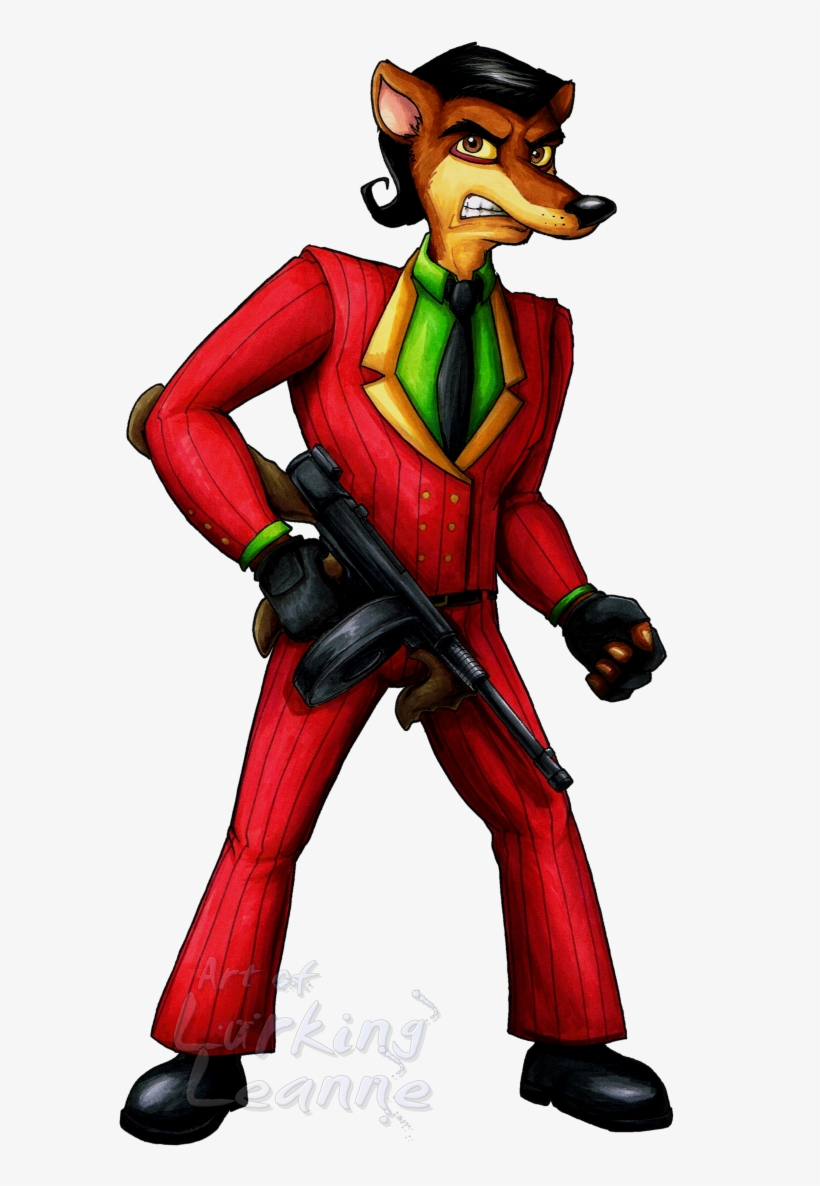 Pinstripe Potoroo - Crash Bandicoot Pinstripe Potoroo, transparent png download