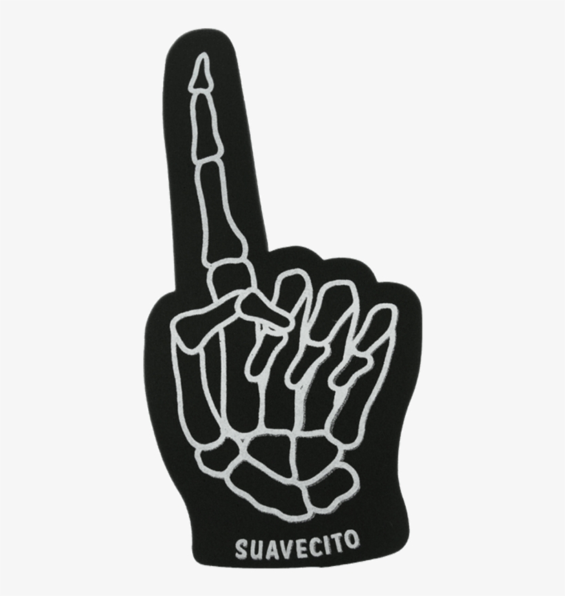Foam Skeleton Hand - Foam Finger Skeleton, transparent png download