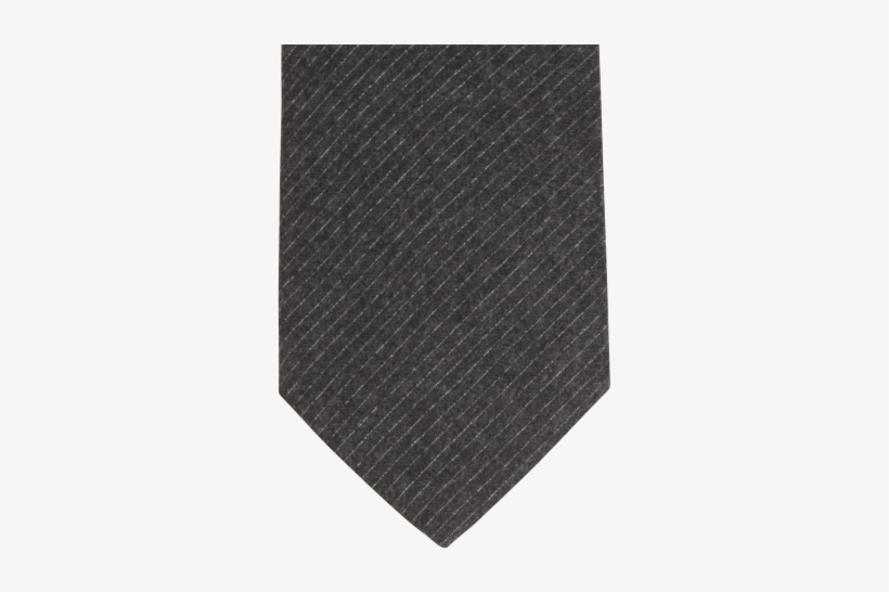 Grey Pinstripe Flannel Tie - Pin Stripes, transparent png download