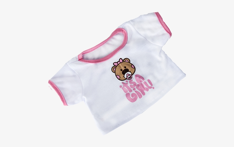 It's A Girl - Its A Girl T-shirt Teddy Bear Clothes Fits Most 14, transparent png download